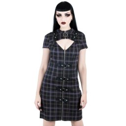 šaty dámské KILLSTAR - Casey - TARTAN - KSRA000372