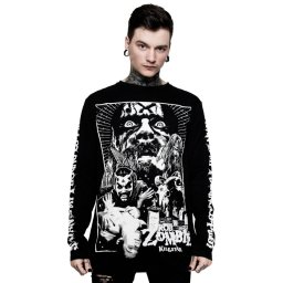 tričko pánské s dlouhým rukávem KILLSTAR - Rob Zombie - Co-Pilot - BLACK - KSRA000714