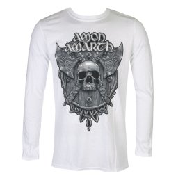 tričko pánské s dlouhým rukávem AMON AMARTH - GREY SKULL - White - PLASTIC HEAD - PH11897LS