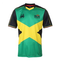 tričko pánské (dres) BOB MARLEY - IRON LION - GREEN/BLACK - AMPLIFIED - ZAV666001