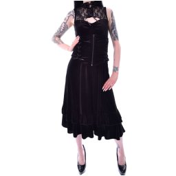 šaty dámské POIZEN INDUSTRIES - NOVA - BLACK - POI858