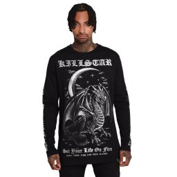 tričko pánské s dlouhým rukávem KILLSTAR - Firebreather - KSRA001435