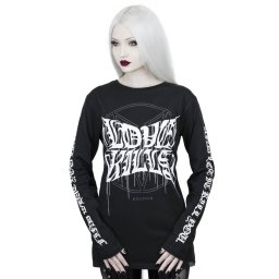 tričko dámské s dlouhým rukávem KILLSTAR - Love Kills - BLACK - KSRA001607