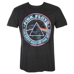 tričko pánské PINK FLOYD - DARK SIDE - NEON - CHARCOAL - AMPLIFIED - ZAV210C09