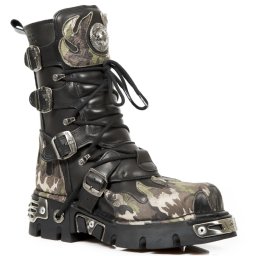 boty NEW ROCK - ITALI NEGRO - M.591-S15