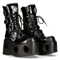 boty NEW ROCK - CRUST NEGRO - M.313-S5