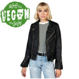 bunda (křivák) dámská STRAIGHT TO HELL - Vegan Commando II - Black - 65