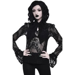 halenka dámská KILLSTAR - Nyia - BLACK - KSRA001673