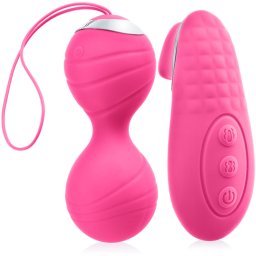 SCALA VIBRAČNÍ VENUŠINY KULIČKY + STIMULÁTOR BRADAVEK A KLITORISU - 10 FUNKCÍ - 87674441