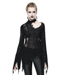 tričko dámské s dlouhým rukávem DEVIL FASHION - SR004