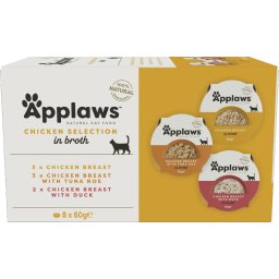 Applaws kuřecí výběr - miska 8x60 g