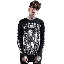 tričko pánské s dlouhým rukávem KILLSTAR - Spellcaster - BLACK - KSRA001825