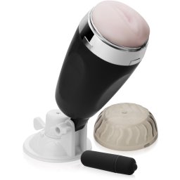 SCALA MASTURBÁTOR NA PODSTAVCI 150° ÚHEL SKLONU UMĚLÁ VAGÍNA S VIBRACEMI - 85725867