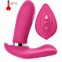 SCALA MASTURBÁTOR PRO ŽENY, MASAŽÉR, VIBRÁTOR VAGÍNY A KLITORISU S FUNKCÍ NAHŘÍVÁNÍ DO 45°C - 77887307