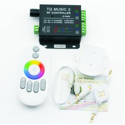 Wi-Fi dálkové ovládání ZVUKOVĚ senzitivní + RGB barvy pro silikonový LED RGB pás