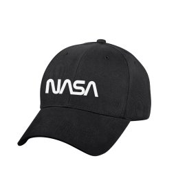 ROTHCO čepice baseball NASA ČERNÁ