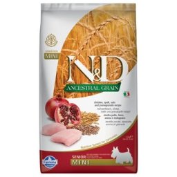 N&D Ancestral Grain Dog Senior Mini Chicken Pomegranate 2,5 kg