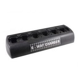 6-fach nabíječka pro vysílačkové baterie Motorola CP150 / CP200 / PR400 / Typ NNTN4970A