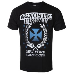 tričko pánské AGNOSTIC FRONT - BLUE IRON CROSS - PLASTIC HEAD - PH11518