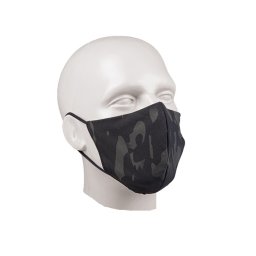MIL-TEC rouška V-SHAPE MULTITARN BLACK