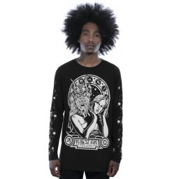 tričko unisex s dlouhým rukávem KILLSTAR - Hey Demon - KSRA002308
