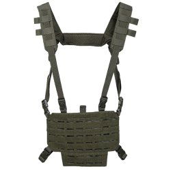MIL-TEC vesta taktická lehká CHEST RIG s LASER panelem ZELENÁ