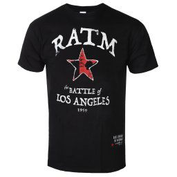 tričko pánské Rage Against the Machine - Battle Star - Black - RTRAMTSBBATTLE