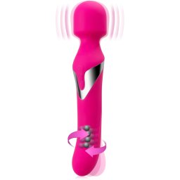 APHOJOY DVOUSTRANNÝ VIBRÁTOR S ROTUJÍCÍMI KULIČKAMI A MASAŽÉREM ZNAČKOVÝ PRODUKT – 75251084