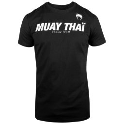 tričko pánské Venum - Muay Thai VT - Black/White - VENUM-03733-108
