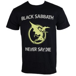 tričko pánské Black Sabbath - Never Say Die - Blk - ROCK OFF - BSTS10MB