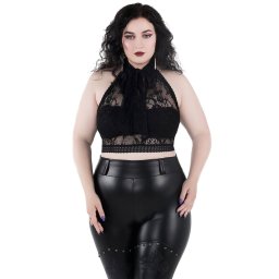 tílko dámské (top) KILLSTAR - Giana Lace Halter - KSRA001969