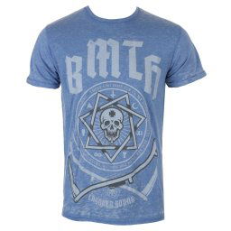 tričko pánské Bring Me The Horizon - Crooked Young - Mid Blue - ROCK OFF - BMTHBO01MBL