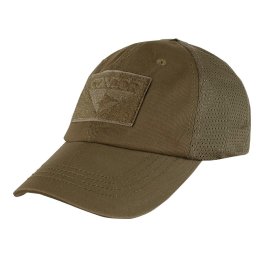 S.T. CONDOR čepice OPERATOR MESH s velcro panely HNĚDÁ