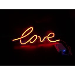 LED dekorační logo - nápis LOVE