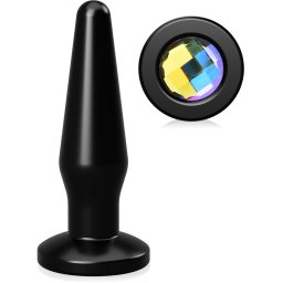 SCALA ÚZKÝ ANÁLNÍ KOLÍK PLUG K ROZEHŘÁTÍ ANUSU S DUHOVÝM OČKEM - 72596159