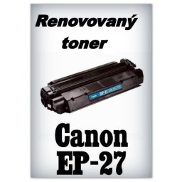 Renovovaný toner Canon EP-27 - black