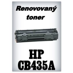Renovovaný toner HP CB435A - black
