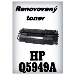 Renovovaný toner HP Q5949A - black