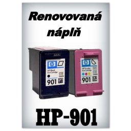 SuperNakup - Náplň do tiskárny HP-901 XL - color - renovovaná