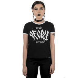 tričko dámské KILLSTAR - Anti People Ringer Top - KSRA002253