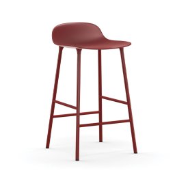 Normann Copenhagen designové barové židle Form Barstool Steel (65 cm)