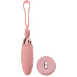 SCALA VAGINÁLNÍ VIBRAČNÍ VAJÍČKO RÝHOVANÉ NA DÁLKOVÉ OVLÁDÁNÍ - 7 FUNKCÍ - 72064964