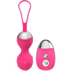 SCALA VAJÍČKO NA DÁLKOVÉ OVLÁDÁNÍ S POHYBLIVÝMI ORGASMOVÝMI KULIČKAMI VIBRAČNÍ VENUŠINY KULIČKY - 72491147