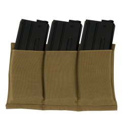 ROTHCO sumka na 3 zásobníky MOLLE elastická otevřená COYOTE