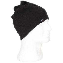 FOX Outdoor čepice BEANIE MERINO LITE ČERNÁ
