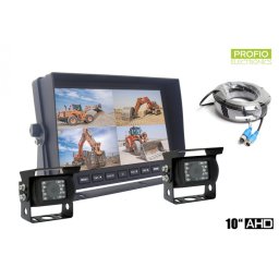 Parkovací kamery s monitorem 10" HD monitor + 2x HD kamera