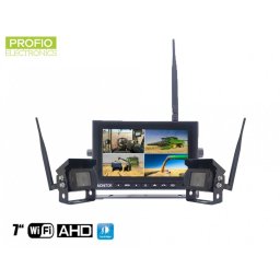 Cuvacia kamera bezdrátový set 2x HD + 7" HD monitor