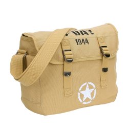 FOSTEX taška přes rameno D-DAY 1944 plátěná PÍSKOVÁ