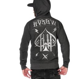 mikina pánská HYRAW - ACE OF SPADES - FW20-M17-ZIP