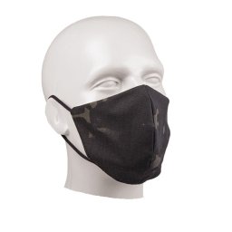 MIL-TEC rouška V-SHAPE rip-stop MULTITARNBLACK